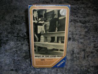 Night Of The Living Dead Vhs - Rare Early Media Release (1978)