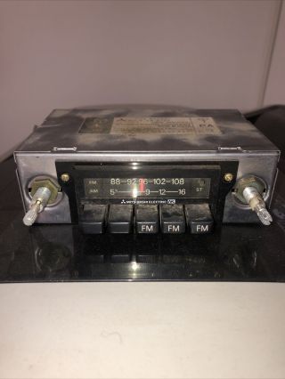 Vintage Mitsubishi Car Radio Mighty Max Ar - 8727 Mb398780 Oem Dodge D50 Rare