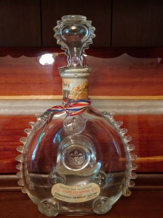 Remy Martin Louis Xiii Cognac Baccarat Crystal Decanter Older Bottle Rare 750 Ml
