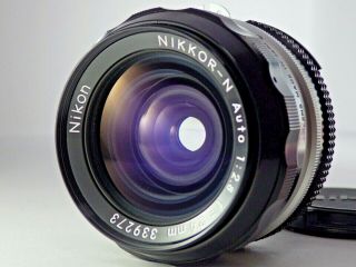 Nikon Nikkor - N Auto 24mm F/2.  8 Ai Converted Wide Angle Mf Lens Japan Jp Slr Rare