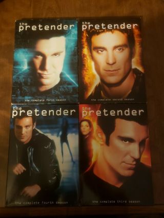The Pretender The Complete Series Dvd Seasons 1,  2,  3,  And 4.  16 Disc Rare Oop