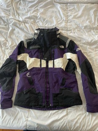 The North Face Steep Tech Ski Jacket Winter Women’s Med Rare Purple No Belt
