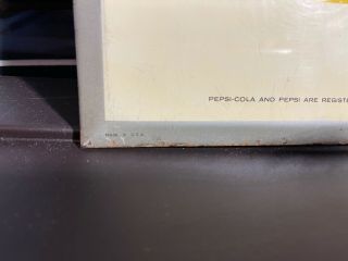 Vintage Say Pepsi Please Tin Metal Soda Cola Sign USA M - 239 Advertising RARE 3