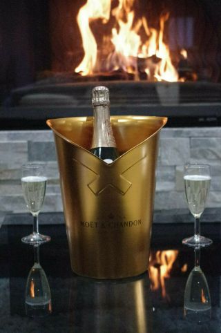 Rare Vintage Champagne Wine Ice Bucket Moet & Chandon Made In France By Argit