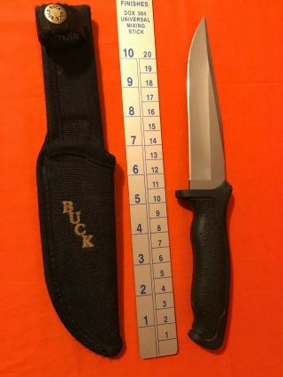 Rare Vintage Buck 650 Fixed Blade Survival Tactical Hunting Knife Usa 1995