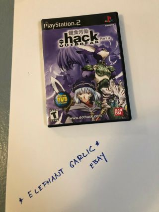 Dot.  Hack Outbreak Part 3 (sony Playstation 2) Complete With Anime (rare)