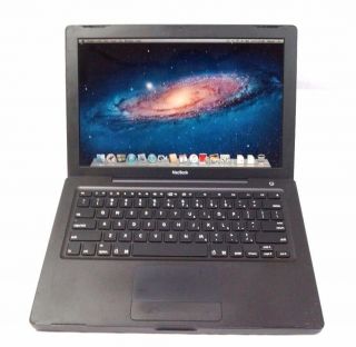 Apple Macbook A1181 13.  3 " 2ghz 80gb Rare Unit Black Fast