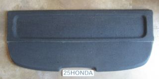 1992 - 1995 Honda Civic Si Hatchback Rear Cargo Cover Black Ultra Rare Eg Oem