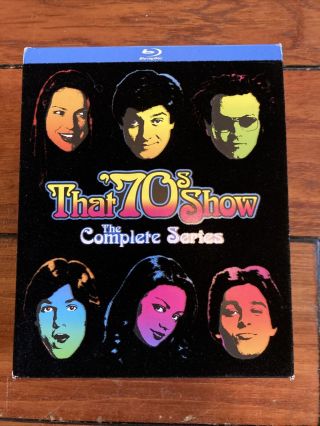 That 70s Show: The Complete Series Blu - Ray 2015 Rare Felt Slipcover 200 Episodes