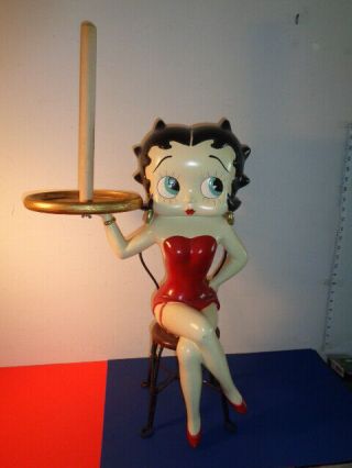 Rare Vintage Betty Boop Paper Towel Holder Butler/statue (18 By 16 By 8 ")