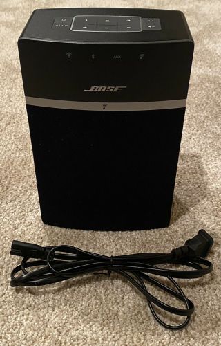 Rare Bose Soundtouch 10 Wireless Music System Model 416776 Black W/ Power Cord