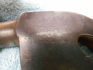 rare voight double claw hammer patd.  nov.  4 1902 2