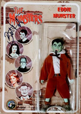 Butch Patrick Signed Eddie Munster 8 " Action Figure The Munsters Rare