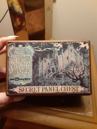 Rare Vintage Walt Disney World Secret Panel Chest Puzzle Box