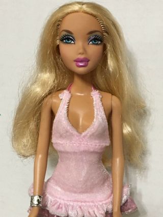 Barbie My Scene Snow Glam Kennedy Doll Blonde Hair Rare