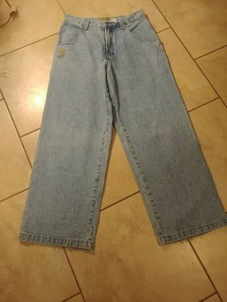 Jnco Jeans 32 X 32 " Easy Wide " Rare Vintage U.  S.  A Made Kept In Attic