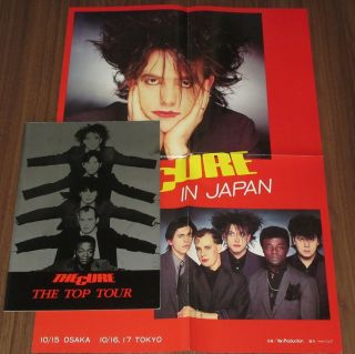 The Cure Rare Japan Tour Book 1984,  Poster Set Robert Smith