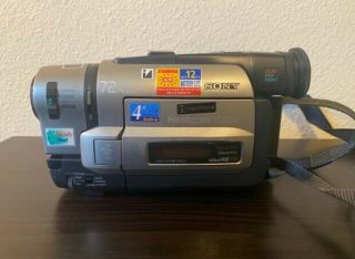 Very Rare Sony Ccd - Trv99 Hi - 8 X Ray Unmodified Camcorder.  Made In Japan