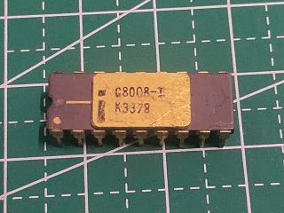 Vintage Rare Cpu Intel C8008 - 1 K3378 No Date,  Protective Box