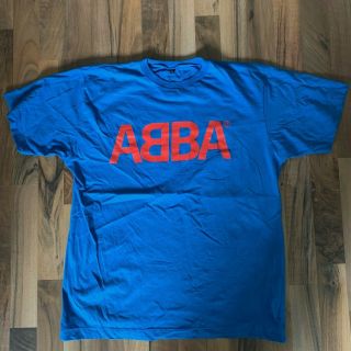 Rare Vintage Abba Promotion T - Shirt Promo