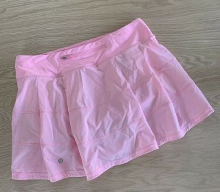 Lululemon 8 Tall Miami Pink Pace Rival Skirt 15” Rare