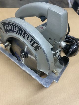 Porter Cable 315 - 1 Usa 7 1/4” Builders Saw Vintage Rare Heavy Duty