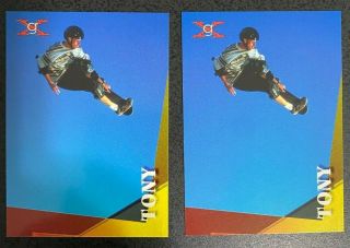 Tony Hawk Rookie Card X2 1994 Skateboard X - Games Generation Rare Extreme Rc Goat