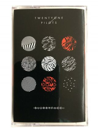 Twenty One Pilots - Blurryface - Cassette 5489324 - Transparent Red Shell - Rare