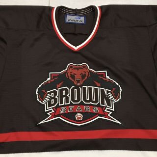 Bauer Brown University Bears Hockey Jersey Adult Medium Vintage NCAA RARE 2