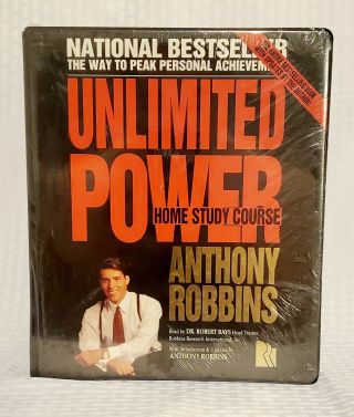Rare - - Antony Robbins Unlimited Power Home Study Course - Tapes/book