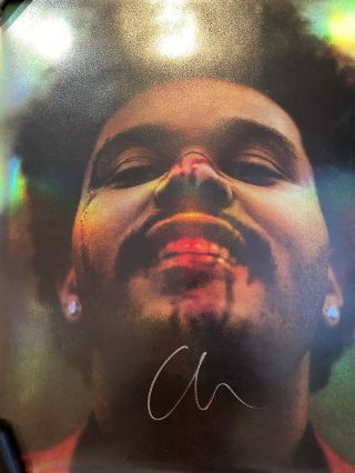 The Weeknd Limited Edition Signed After Hours Poster (very Rare)