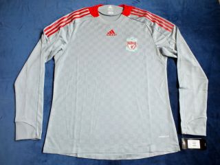 Rare Bnwt Liverpool Fc Shirt 2008 - 2009 Player Issue European Long Sleeve Large
