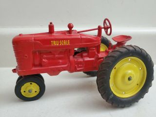 Rare Vintage 1950 Carter Tru Scale International M Tractor 1/16 Farm Toy Rp