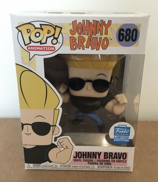 Johnny Bravo Funko Pop Vinyl Figure Cartoon Network Grail Rare Vaulted 680 680