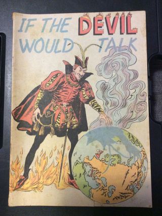 If The Devil Would Talk 1958 Rare Comic