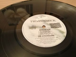 The Stranglers The Men In Black Stiff America Rare 1981 Vinyl Lp Great