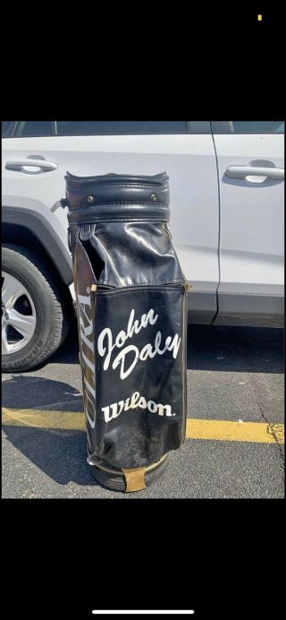 John Daly Wilson Firestick Staff Golf Bag Rare Find Made In Usa