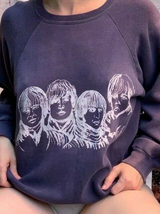 Vintage Beatles Sweatshirt John Paul George Ringo 1960 