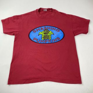 Smashing Pumpkins Vintage 90s Single Stitch T Shirt Size Xl Rare Made Usa