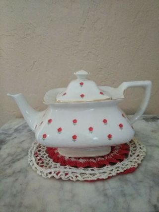 Blushing Rose Dalrymple Lido Ws George Teapot W/ Lid 1940 