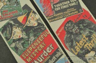 Trafalgar Limited Edition Vintage Movie Posters Silk Braces Suspenders Rare