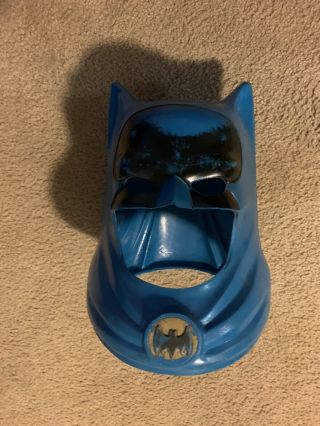 Vintage 1966 Ideal Batman Helmet & Cape Plastic Mask Rare (helmet Only No Cape)