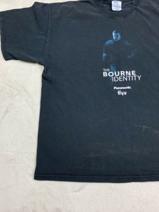 VTG 2002 The Bourne Identity Matt Damon Jason Bourne Promo T - Shirt SZ XL Rare 2
