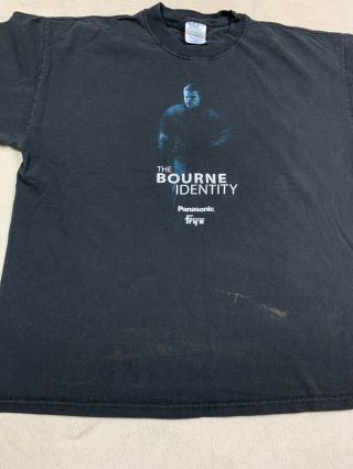 VTG 2002 The Bourne Identity Matt Damon Jason Bourne Promo T - Shirt SZ XL Rare 3