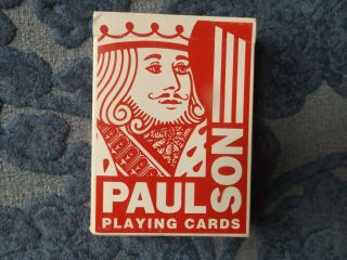 Vintage rare Luciano ' s Playing Cards Tacoma Washington,  red 206 3