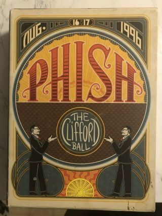 Phish The Clifford Ball 7 Dvd Box Set With Book,  Postcards And Stamps Rare