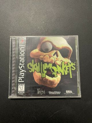 Skullmonkeys (sony Playstation 1,  1997) Lenticular Case Rare