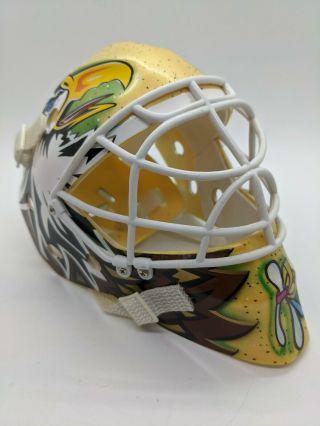 Rare 2001 - 2002 Upper Deck Mini Goalie Mask Ed Belfour Gold