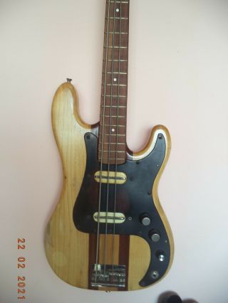 Orfeus Made In Bulgaria,  Very Rare Bass Guitar 80s