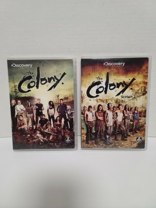 The Colony - Season 1 & 2 - Dvd Set Rare Discovery Channel Hard To Find